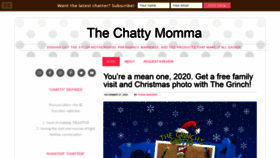 What Thechattymomma.com website looked like in 2021 (3 years ago)