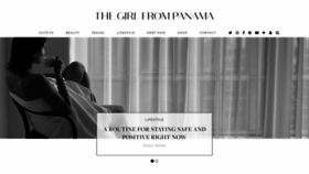 What Thegirlfrompanama.com website looked like in 2021 (3 years ago)