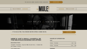 What Themuleokc.com website looked like in 2021 (3 years ago)