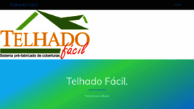 What Telhadofacil.com.br website looked like in 2021 (3 years ago)