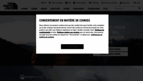 What Thenorthface.fr website looked like in 2021 (3 years ago)