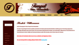 What Tempel-feinebestandteile.de website looked like in 2021 (3 years ago)