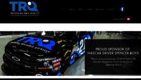 What Trqautoparts.com website looked like in 2021 (3 years ago)