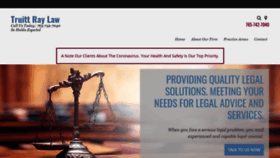 What Truittraylaw.com website looked like in 2021 (3 years ago)