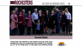 What Therochesterfamily.com website looked like in 2021 (5 years ago)