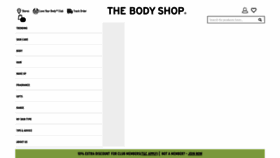 What Thebodyshop.in website looked like in 2021 (3 years ago)