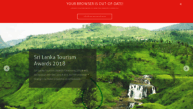 What Tourismawards.lk website looked like in 2021 (3 years ago)