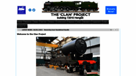 What Theclanproject.org website looked like in 2021 (3 years ago)