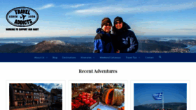 What Traveladdicts.net website looked like in 2021 (3 years ago)