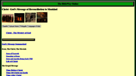 What Thebiblewayonline.com website looked like in 2021 (3 years ago)