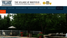 What Thevillageatmayfield.com website looked like in 2021 (3 years ago)