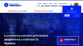 What Trinitas.tv website looked like in 2021 (3 years ago)