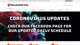 What Thinkanddrinktrivia.com website looked like in 2021 (3 years ago)