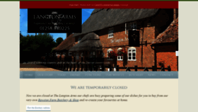What Thelangtonarms.co.uk website looked like in 2021 (3 years ago)