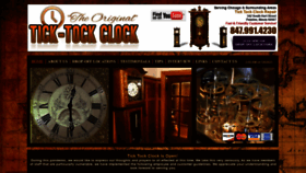 What Ticktockclock.com website looked like in 2021 (3 years ago)