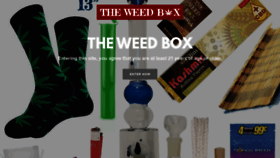 What Theweedbox.net website looked like in 2021 (3 years ago)