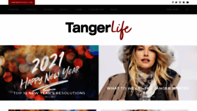 What Tangerlife.com website looked like in 2021 (3 years ago)