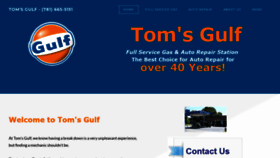 What Tomsgulf.com website looked like in 2021 (3 years ago)