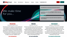 What Tmgroup.co.uk website looked like in 2021 (3 years ago)