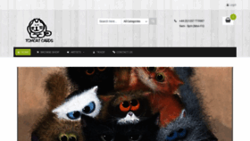 What Tomcat.cards website looked like in 2021 (4 years ago)
