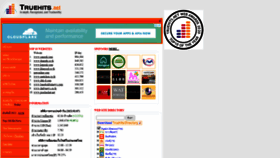What Truehits.net website looked like in 2021 (3 years ago)