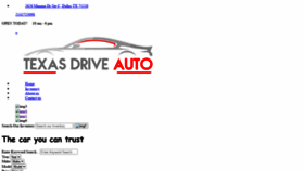 What Texasdriveauto.com website looked like in 2021 (3 years ago)