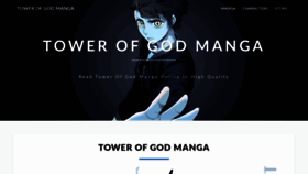 What Towerofgod-manga.net website looked like in 2021 (3 years ago)