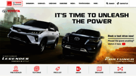 What Toyotabharat.com website looked like in 2021 (3 years ago)