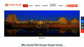 What Templetravels.in website looked like in 2021 (3 years ago)