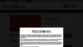 What Thenational.scot website looked like in 2021 (3 years ago)