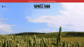 What Tapnellfarm.com website looked like in 2021 (3 years ago)