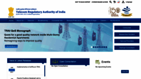 What Trai.gov.in website looked like in 2021 (3 years ago)