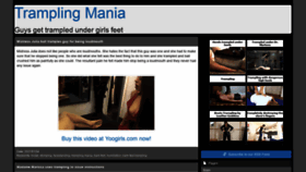 What Trampling-mania.com website looked like in 2021 (3 years ago)