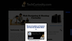 What Techcuriosity.com website looked like in 2021 (3 years ago)
