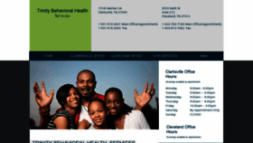 What Trinitybehavioral.com website looked like in 2021 (3 years ago)