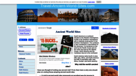 What Travel-ancient-world-sites.com website looked like in 2021 (3 years ago)