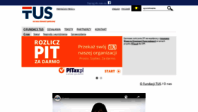 What Tus.org.pl website looked like in 2021 (3 years ago)