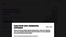 What Telia.ee website looked like in 2021 (3 years ago)