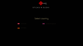 What Takeaway.sticksnsushi.com website looked like in 2021 (3 years ago)