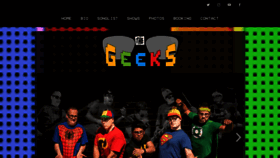 What Thegeeksband.com website looked like in 2021 (3 years ago)
