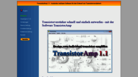 What Transistoramp.de website looked like in 2021 (3 years ago)