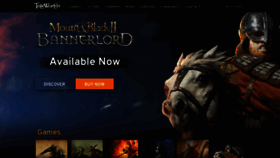 What Taleworlds.com website looked like in 2021 (3 years ago)