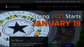What Tamusa.edu website looked like in 2021 (3 years ago)