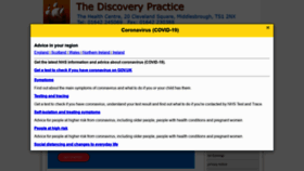 What Thediscoverypractice.co.uk website looked like in 2021 (3 years ago)