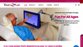 What Touch2play.net website looked like in 2021 (3 years ago)