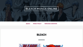 What Thebleachmanga.com website looked like in 2021 (3 years ago)
