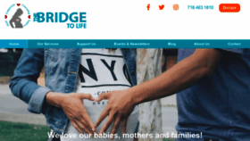What Thebridgetolife.org website looked like in 2021 (3 years ago)