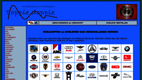 What Toppiedoppie.nl website looked like in 2021 (3 years ago)