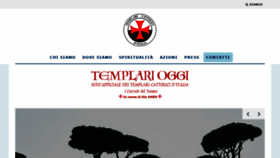 What Templarioggi.it website looked like in 2021 (3 years ago)
