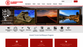 What Turquietourisme.gov.tr website looked like in 2021 (3 years ago)